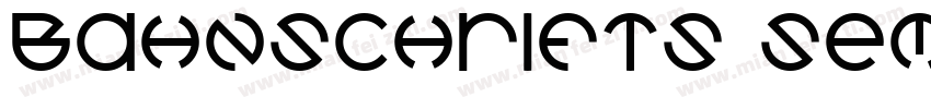 BahnschriftS SemiCo字体转换